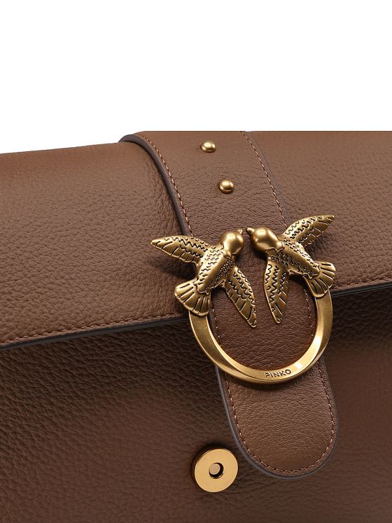 PINKO Love One Skuldertaske Læder 27 cm
