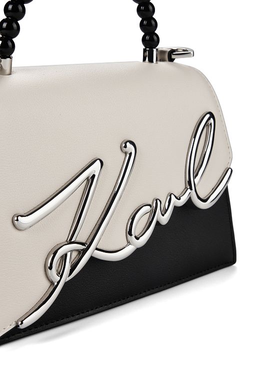 Karl Lagerfeld Signature 2.0 Håndtaske Læder 21.5 cm Karl Lagerfeld Signature 2.0 Håndtaske Læder 21.5 cm