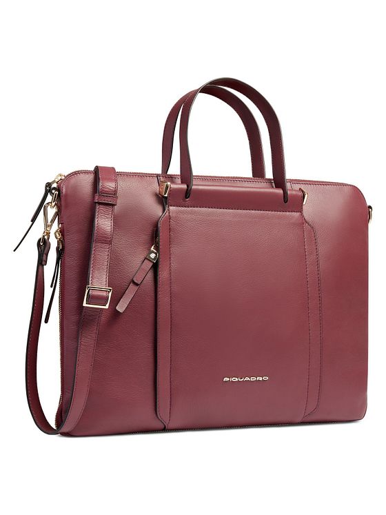 Piquadro Circle dokumentmappe i læder 43 cm rum til bærbar computer Piquadro Circle dokumentmappe i læder 43 cm rum til bærbar computer