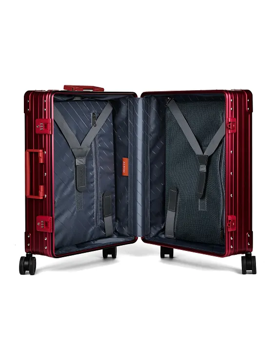 Aleon Traveler Domestic 4-hjulig Cabinväska av Aluminium, 55 cm Aleon Traveler Domestic 4-hjulig Cabinväska av Aluminium, 55 cm