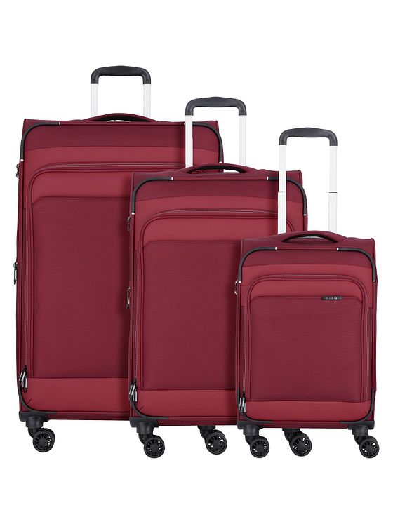 d & n Travel Line 9504 4 hjul Kuffert 3-delt med strækfold d & n Travel Line 9504 4 hjul Kuffert 3-delt med strækfold