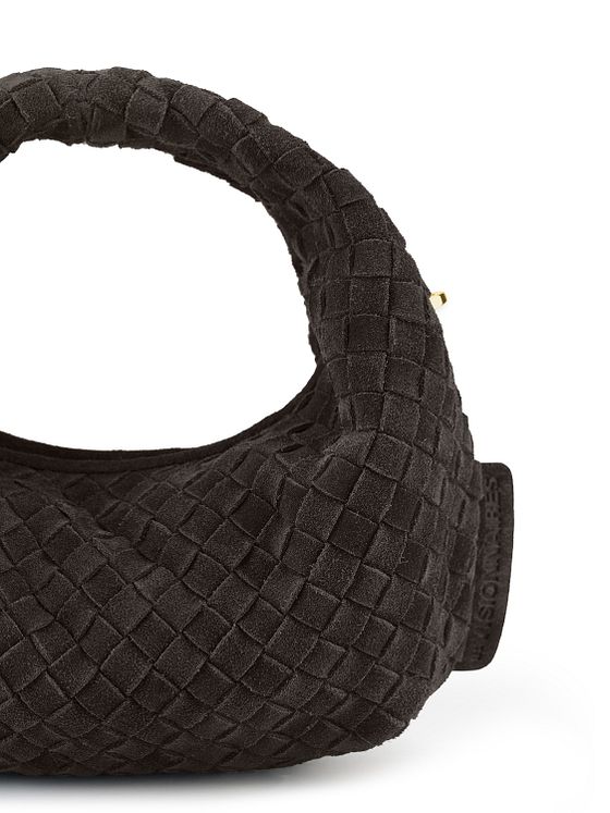 LES VISIONNAIRES Greta Micro weave Håndtaske Læder 20 cm