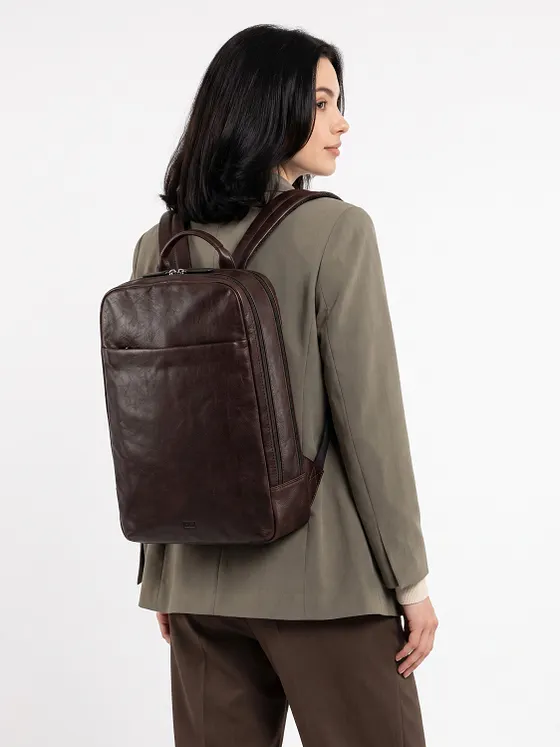 Jost Glasgow Daypack RFID-beskyttelse Læder 44 cm Laptoprum Jost Glasgow Daypack RFID-beskyttelse Læder 44 cm Laptoprum