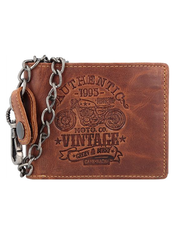 Greenburry Vintage peněženka Cafe-Racer RFID kožená 12 cm