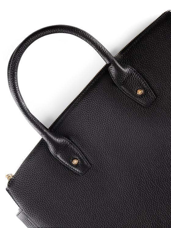Lazarotti Bologna Läder XL Shopper Handväska Läder 40 cm