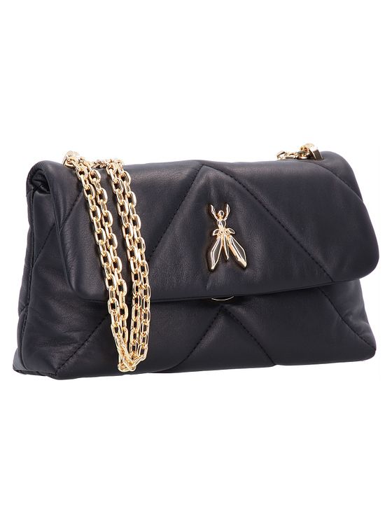 Patrizia Pepe Fly Polstret skuldertaske i læder 25 cm