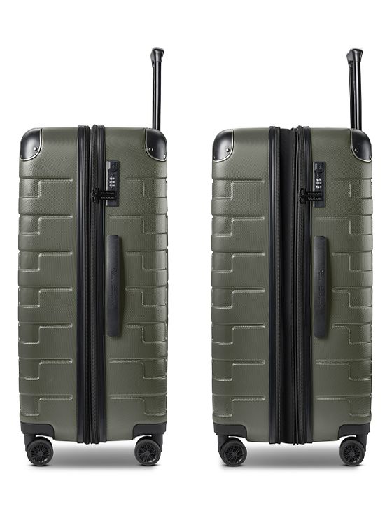 Tonino Lamborghini Tonino Lamborghini Milano Trolley 3-SET med stretchfold og XL-kuffert Tonino Lamborghini Tonino Lamborghini Milano Trolley 3-SET med stretchfold og XL-kuffert