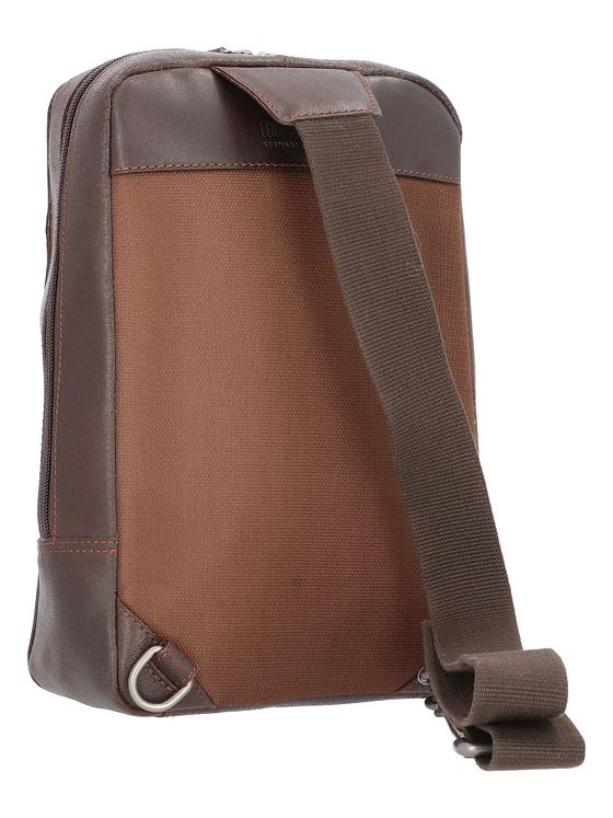 Leonhard Heyden Dakota skuldertaske i læder 20 cm