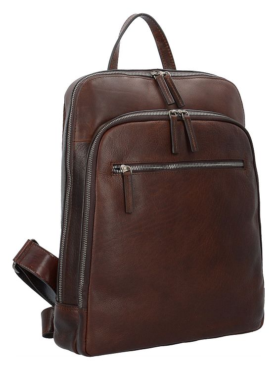 Leonhard Heyden Roma rygsæk læder 40 cm rum til bærbar computer