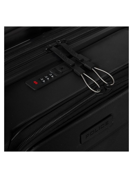 Police London 4 hjul Kabinetrolley 55 cm Laptoprum med strækfold