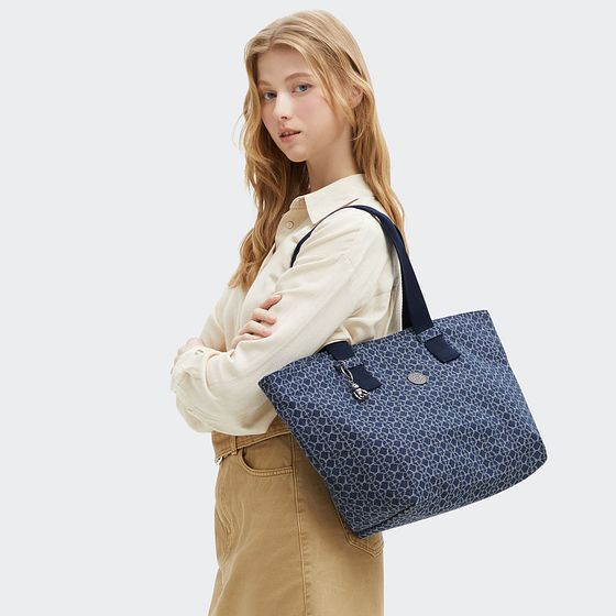 Kipling Denim Love Raaja Shopper-taske 33 cm