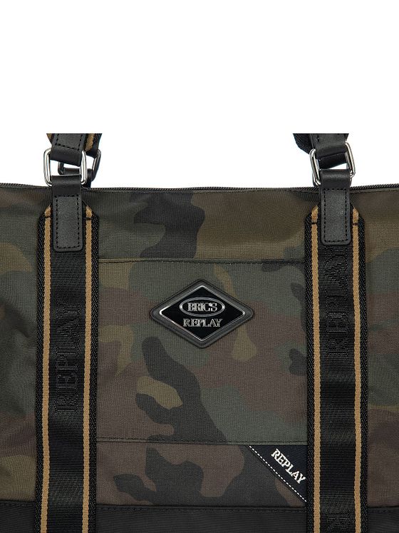 Bric's Replay Camouflage Shopper-taske 26 cm