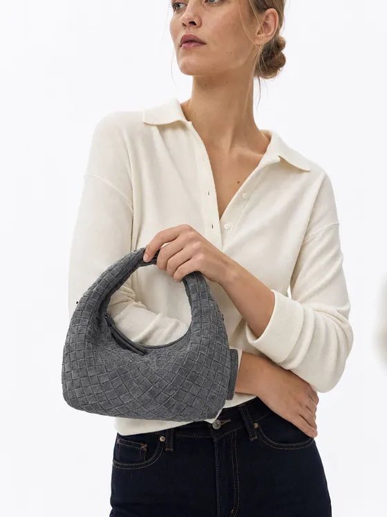 LES VISIONNAIRES Greta Micro weave Bolso Piel natural 20 cm LES VISIONNAIRES Greta Micro weave Bolso Piel natural 20 cm