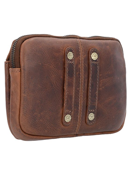 Greenland Nature Blød & sikker bæltetaske i RFID-læder 18 cm