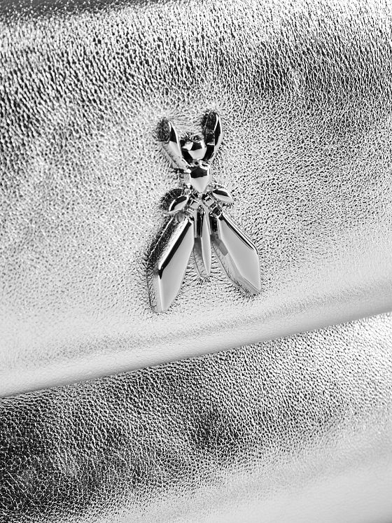 Patrizia Pepe Fly Spojková taška Kůže 27 cm