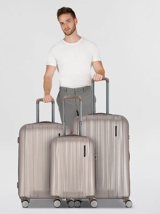 Polestream Moonrock 4 kolečka Sada kufrů 3-dílný s roztažitelným záhybem