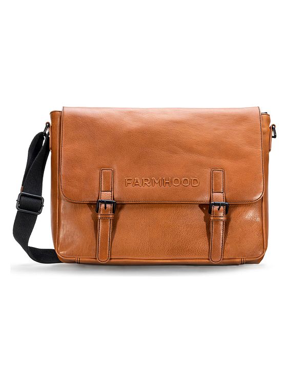 Farmhood Memphis Dokumenttaske Messenger Læder 38 cm Laptoprum