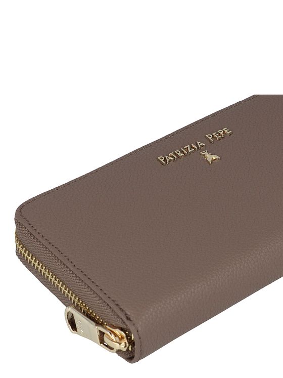 Patrizia Pepe Essentials-pung i læder 19 cm Patrizia Pepe Essentials-pung i læder 19 cm
