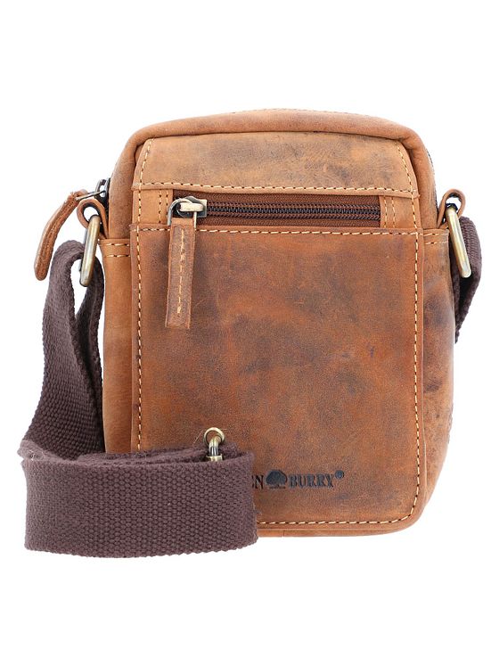 Greenburry Vintage Travel 2 skuldertaske i læder 15 cm Greenburry Vintage Travel 2 skuldertaske i læder 15 cm