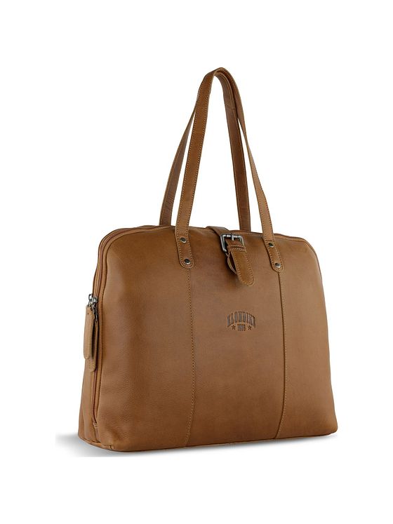 KLONDIKE 1896 Gold Charles Aktovka Kůže 37 cm Kapsa na notebook