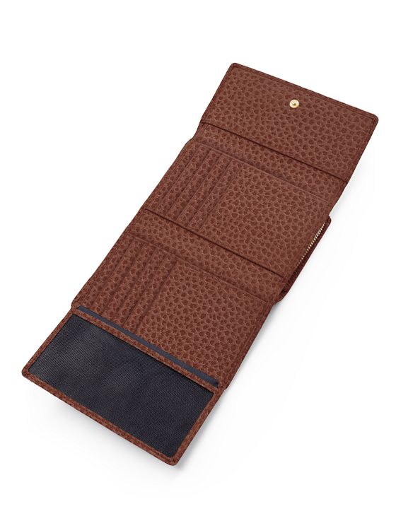 Lazarotti Bologna Kožená peněženka XL s přihrádkou na zip kůže 14 cm