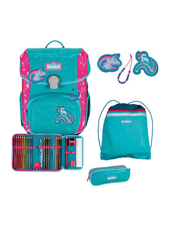 Scout Neo Exklusiv Superflash Extreme Skoleransel-sæt 4-delt Scout Neo Exklusiv Superflash Extreme Skoleransel-sæt 4-delt