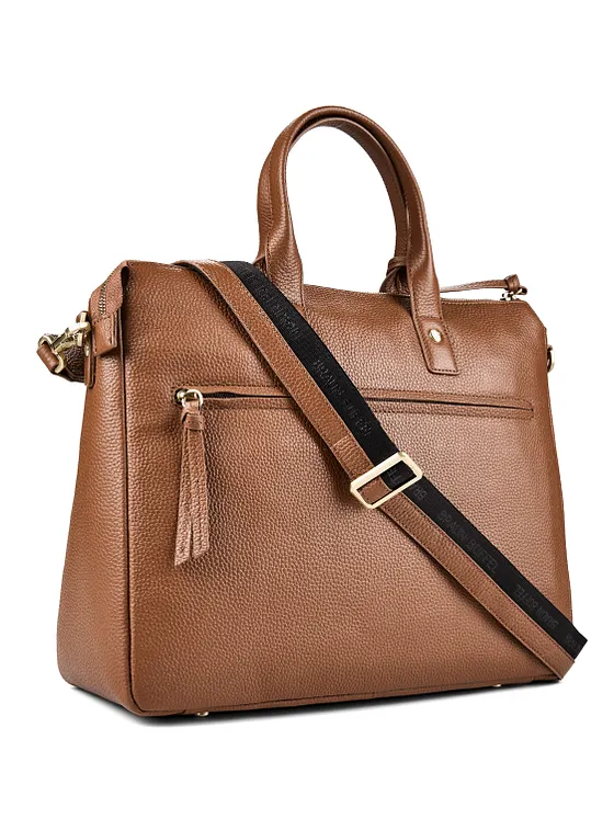 Braun Büffel Hanna Bolsa de compras Piel natural 39 cm Compartimento para el portátil Braun Büffel Hanna Bolsa de compras Piel natural 39 cm Compartimento para el portátil