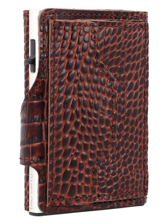 Tru Virtu Click & Slide kreditkortholder RFID læder 6,5 cm