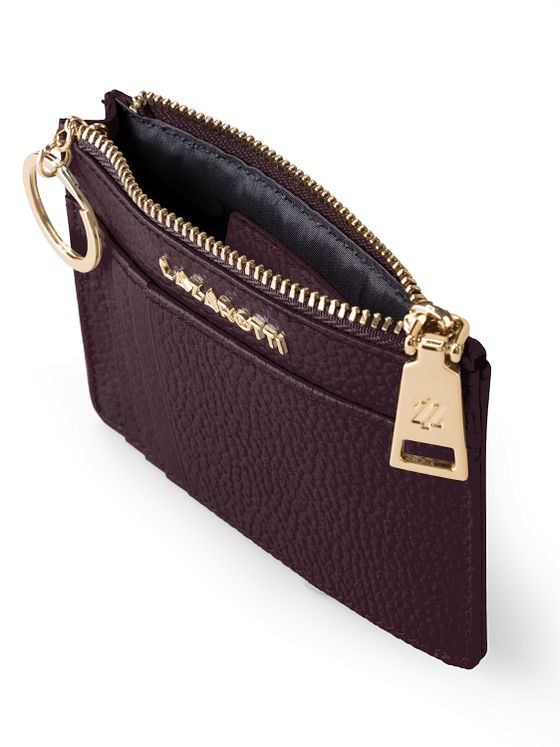 Lazarotti Bologna lædernøgleholder Kortholder i læder 11,5 cm med rum til luftmærker Lazarotti Bologna lædernøgleholder Kortholder i læder 11,5 cm med rum til luftmærker