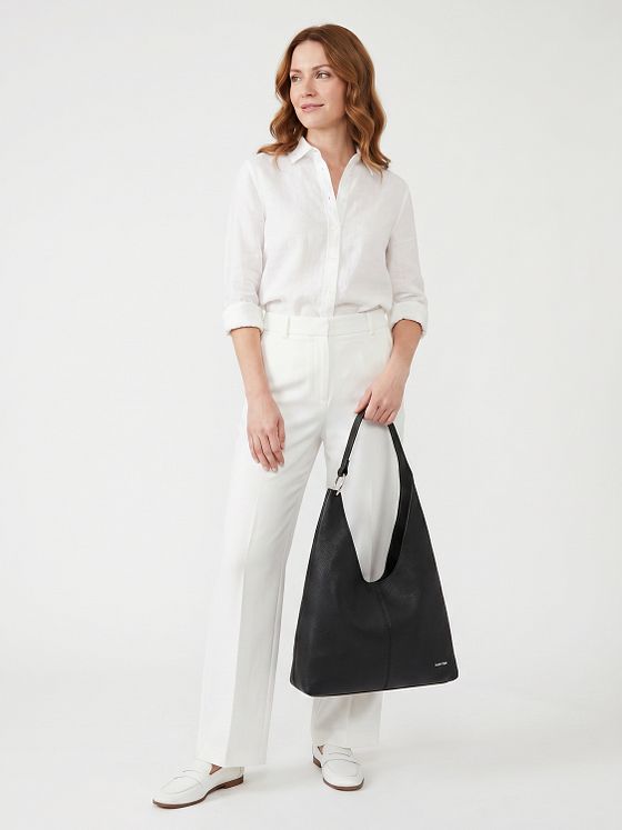Calvin Klein Slouchy Skuldertaske Læder 44 cm