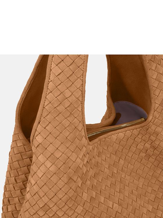 LES VISIONNAIRES PAZ Weave Taška přes rameno Kůže 44 cm