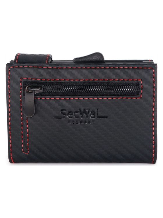 SecWal Pouzdro na karty RFID kožené 9 cm