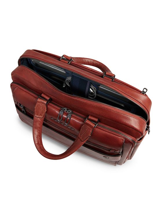 Piquadro Solm Dokumenttaske Læder 42 cm Laptoprum
