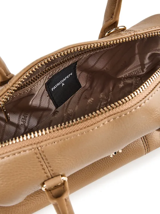 Patrizia Pepe Bolso Piel natural 22 cm