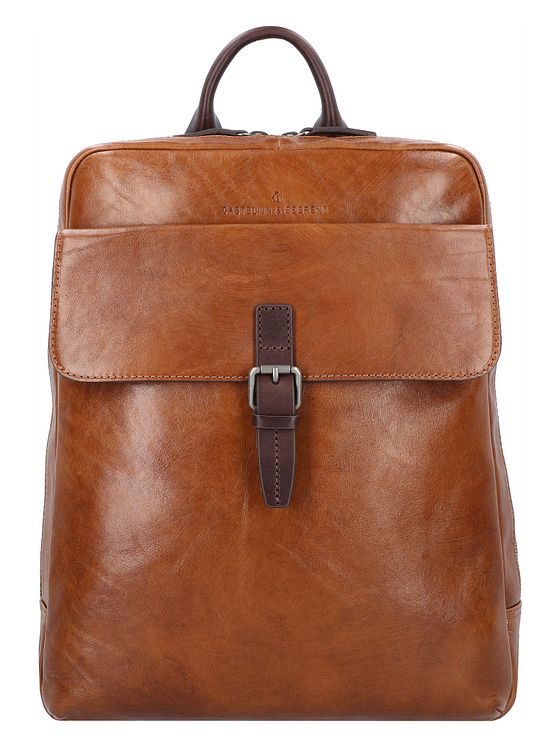 Castelijn & Beerens Rien rygsæk RFID læder 40 cm laptoprum