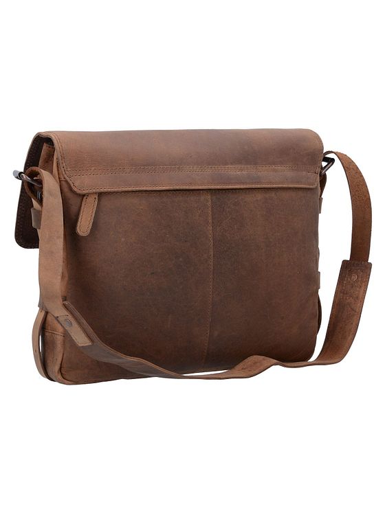 Harold's Antik budbringer i læder 35 cm