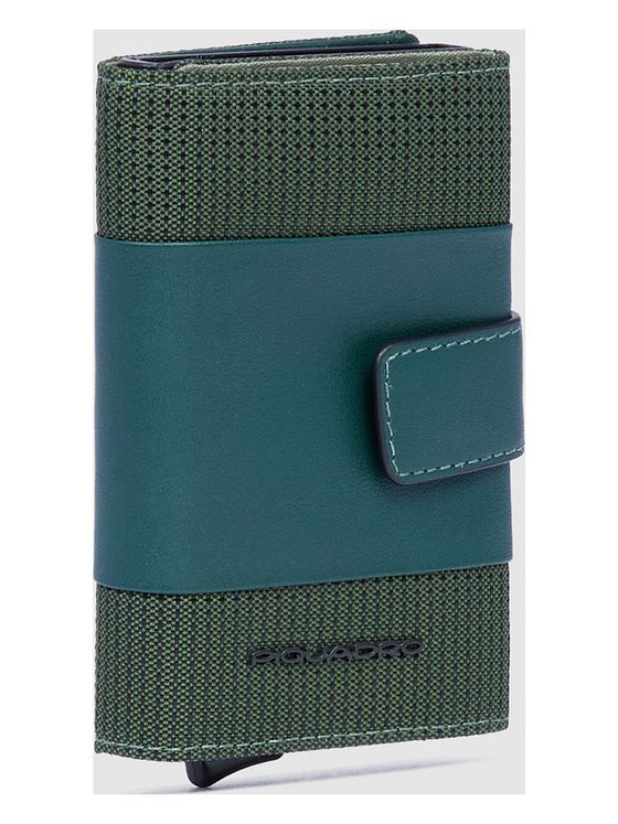 Piquadro PQ-Earth Kreditkortetui RFID-beskyttelse Læder 6.5 cm