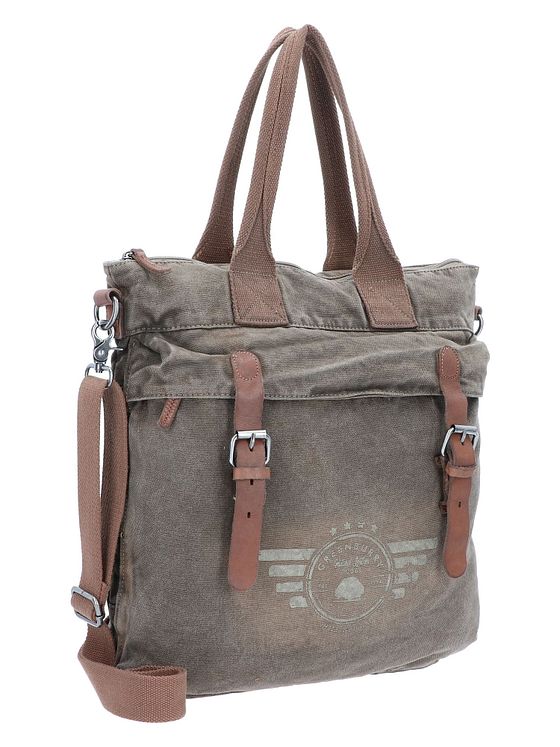 Greenburry Vintage Aviator-skuldertaske 36 cm