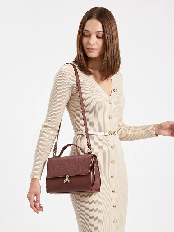 Patrizia Pepe Bolso Piel natural 28 cm Patrizia Pepe Bolso Piel natural 28 cm
