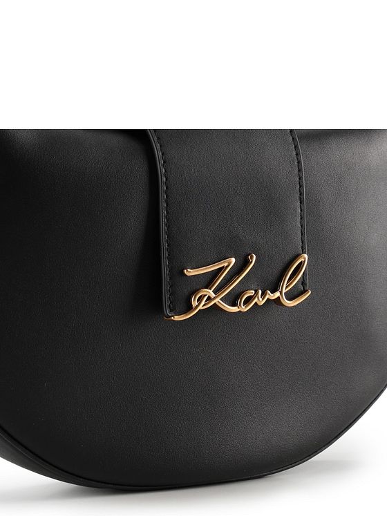 Karl Lagerfeld Signature Skuldertaske Læder 27 cm Karl Lagerfeld Signature Skuldertaske Læder 27 cm
