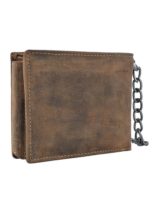 Greenburry Vintage Skull-kædepung i læder 12,5 cm