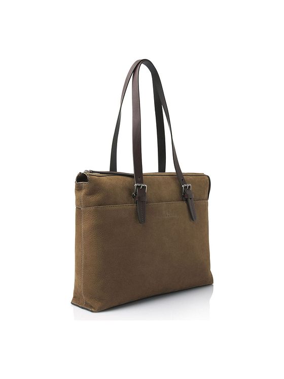 Castelijn & Beerens Nubuck Skuldertaske Læder 40 cm Laptoprum