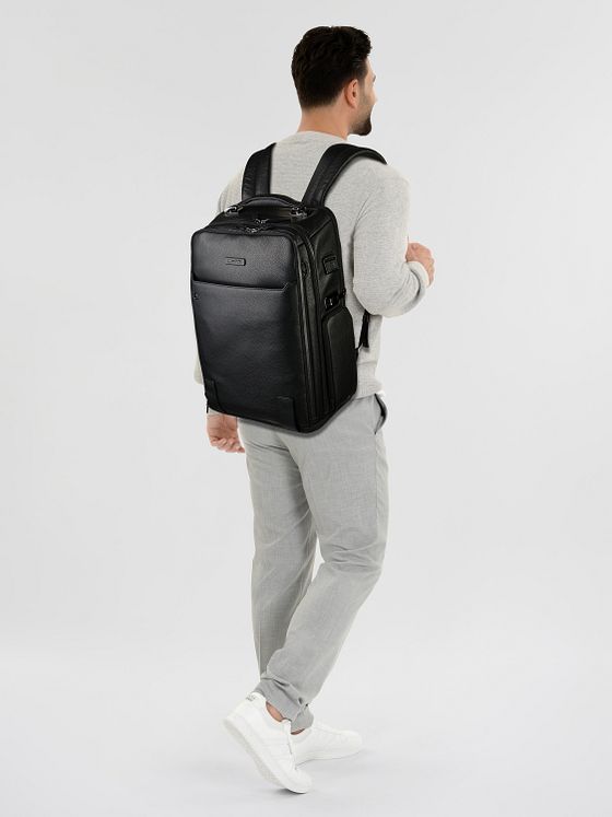 Piquadro Modus rejserygsæk RFID-læder 44 cm laptoprum Piquadro Modus rejserygsæk RFID-læder 44 cm laptoprum