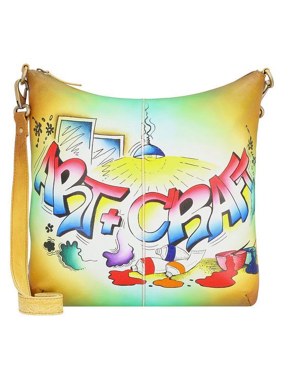 Greenland Nature Art+Craft skuldertaske i læder 34 cm