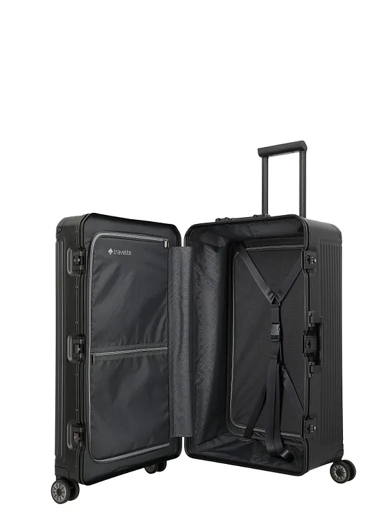 Travelite Next Trunk 4-hjulig resväska i Aluminium, 76 cm Travelite Next Trunk 4-hjulig resväska i Aluminium, 76 cm