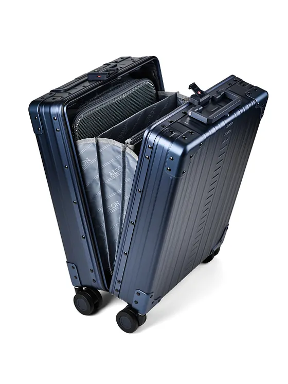 Aleon Business-kabinväska med 4-hjulig konstruktion i Aluminium, 50 cm, med fack för bärbar dator Aleon Business-kabinväska med 4-hjulig konstruktion i Aluminium, 50 cm, med fack för bärbar dator