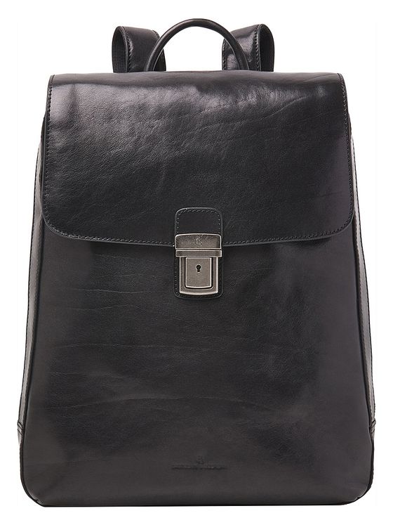 Castelijn & Beerens Guus-rygsæk i læder med 40 cm rum til bærbar computer