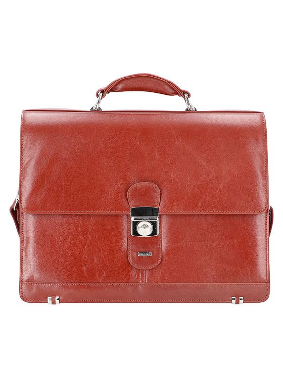 Alassio Mocca dokumentmappe læder 38 cm rum til bærbar computer