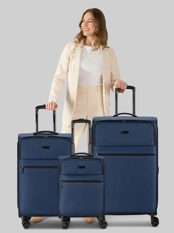 bugatti Valencia Soft 4 hjul Kuffert 3-delt med strækfold