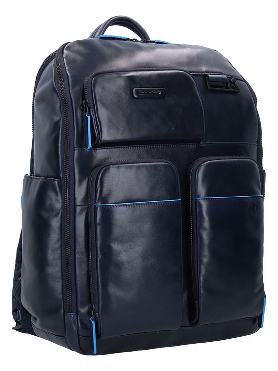 Piquadro Blue Square Revamp rygsæk RFID læder 42 cm laptoprum